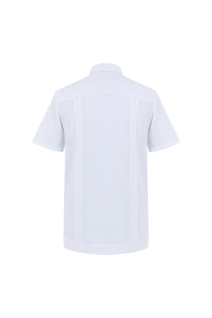 The Pin-Tuck Seersucker Utility Overshirt