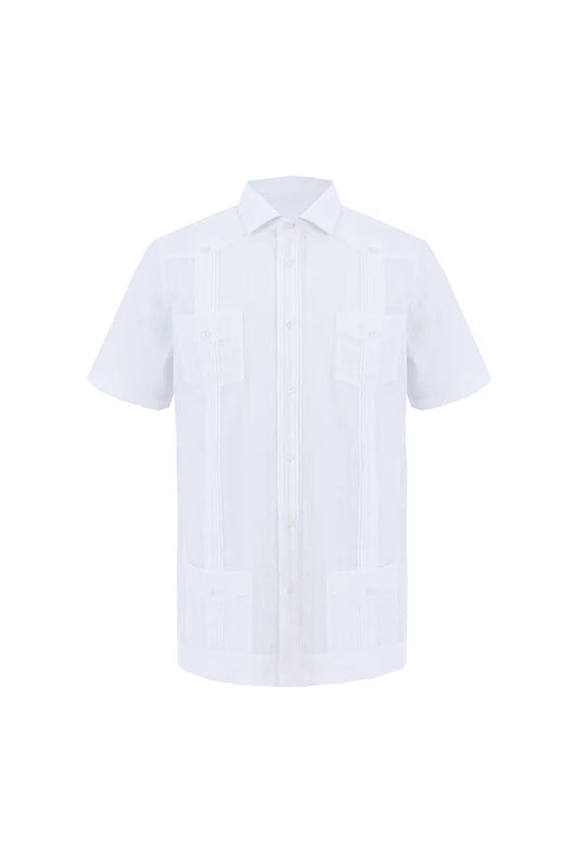 The Pin-Tuck Seersucker Utility Overshirt