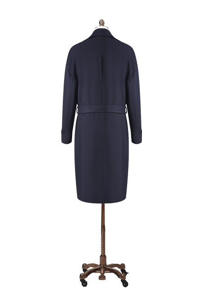 Wool, Cashmere & Silk Double - Breasted Overcoat - The Drafting Room