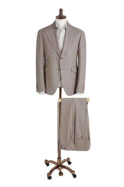 Light Brown Flannel - 2 Piece Suit 60 / Short