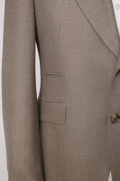 Light Brown Flannel - 2 Piece Suit 60 / Short