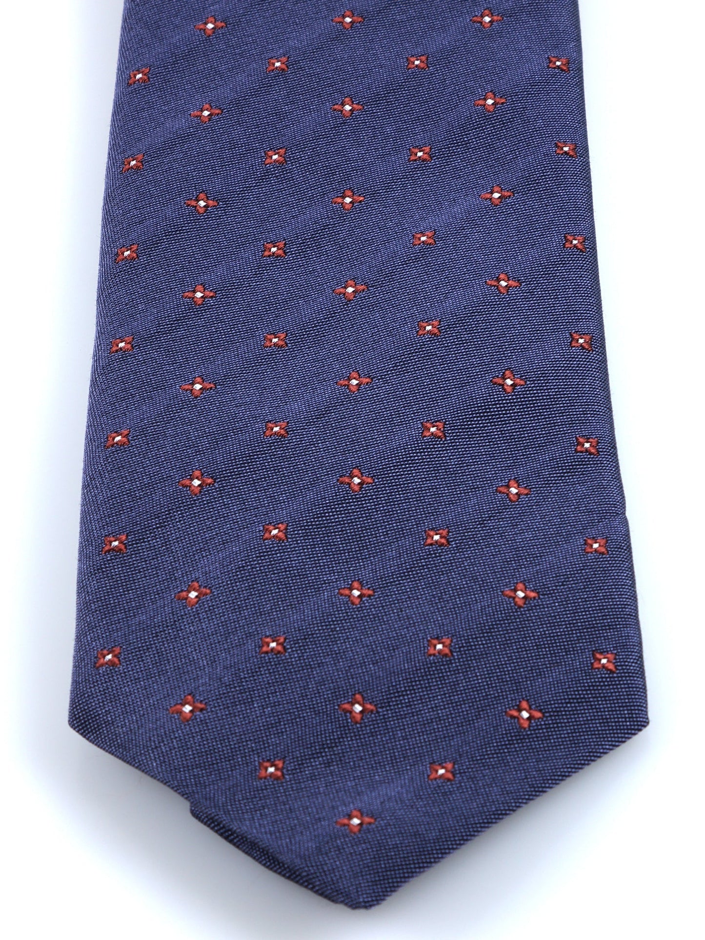 Luxury 3-Fold Silk Necktie in Blue