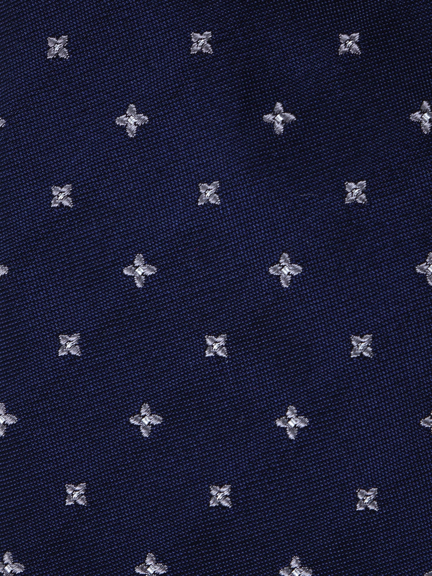 Luxury 3-Fold Silk Necktie in Blue