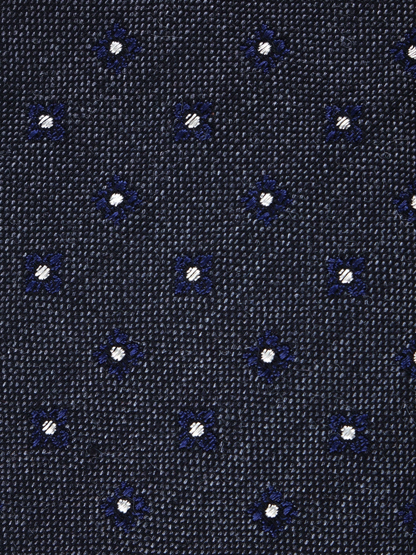 Luxury 3-Fold Silk Necktie in Grey