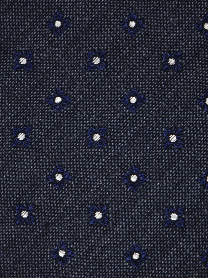 Luxury 3-Fold Silk Necktie in Grey