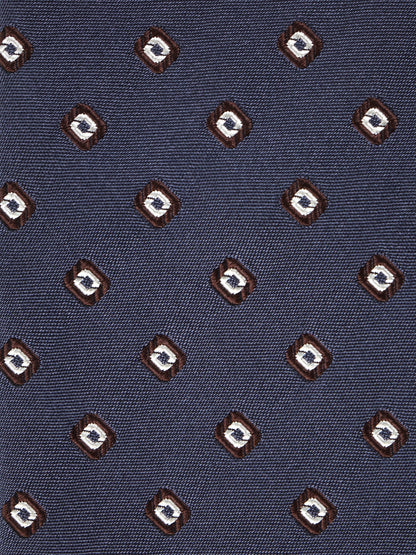 Luxury 3-Fold Silk Necktie in Grey