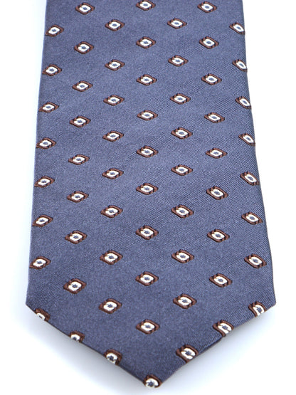 Luxury 3-Fold Silk Necktie in Grey