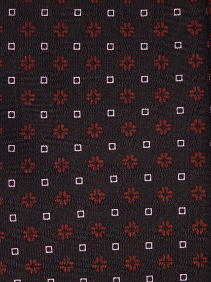 Luxury Silk Necktie in Brown