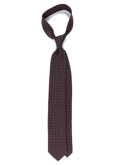 Luxury Silk Necktie in Brown