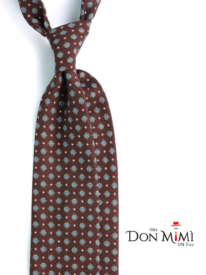 Luxury Silk Necktie in Brown