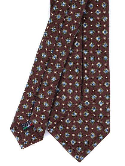 Luxury Silk Necktie in Brown