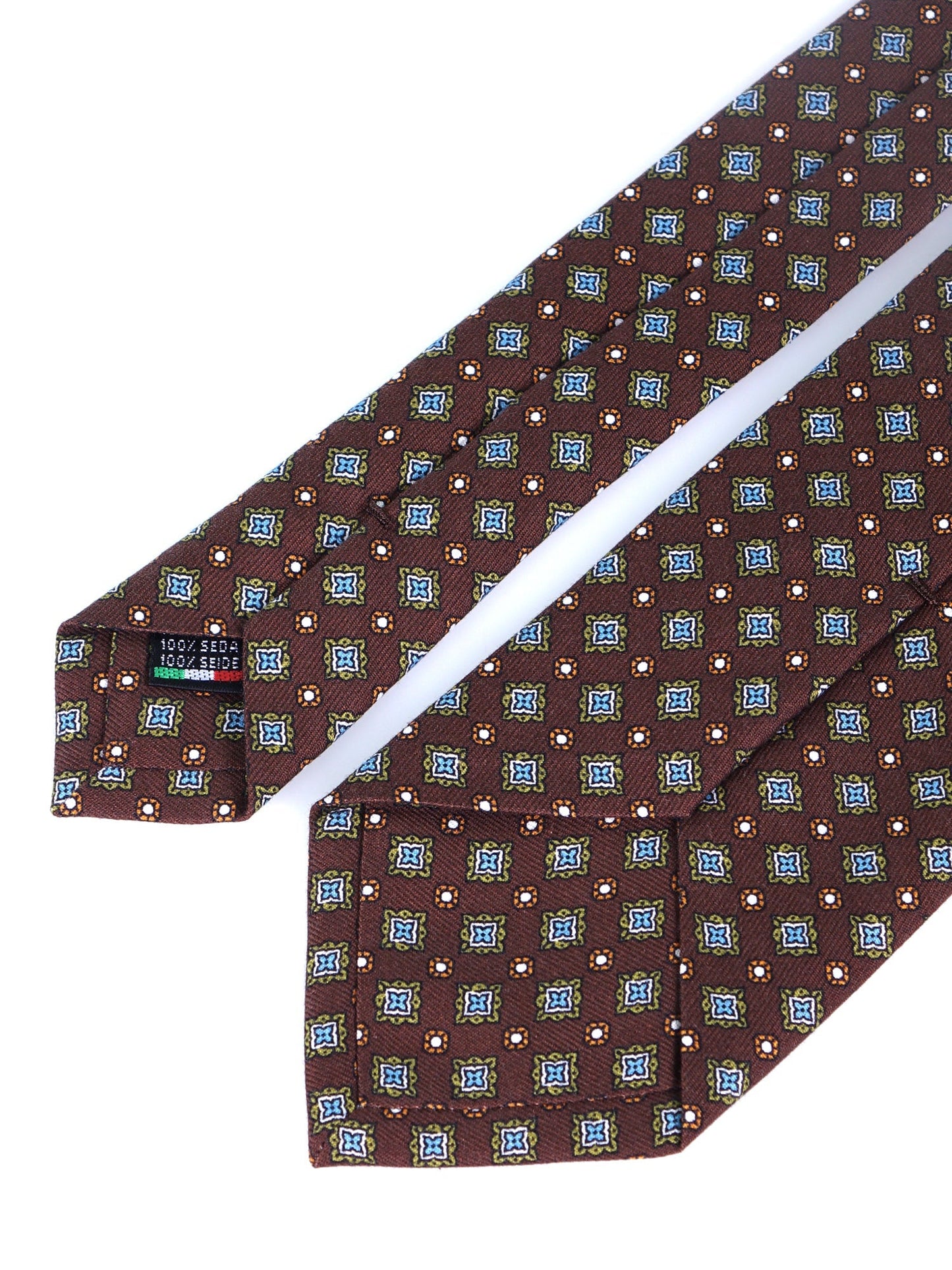 Luxury Silk Necktie in Brown