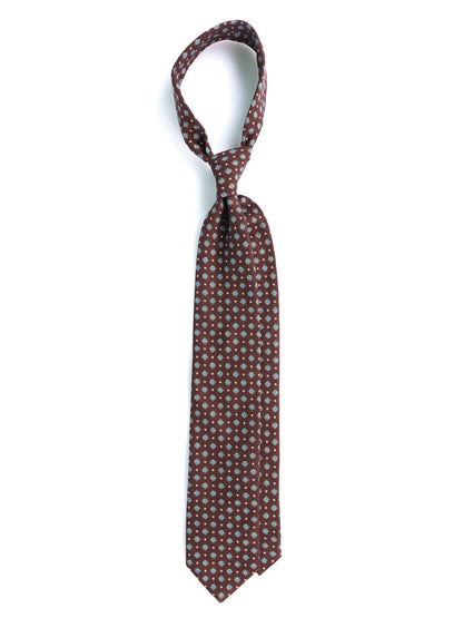 Luxury Silk Necktie in Brown