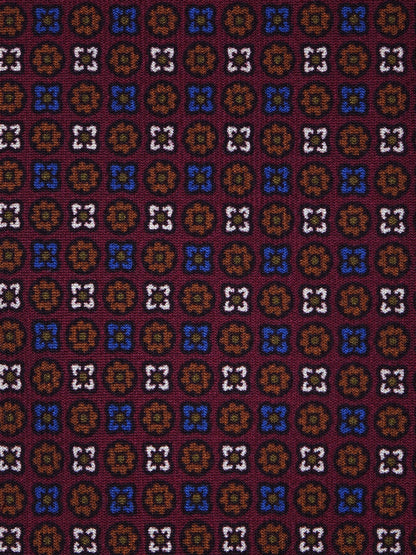 Luxury Silk Necktie in Burgundy