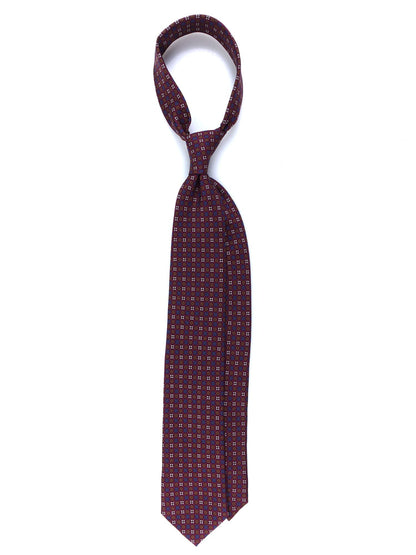 Luxury Silk Necktie in Burgundy
