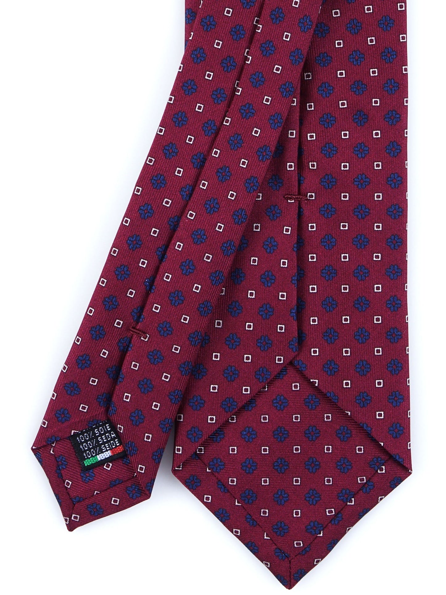 Luxury Silk Necktie in Burgundy