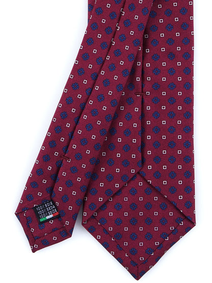 Luxury Silk Necktie in Burgundy