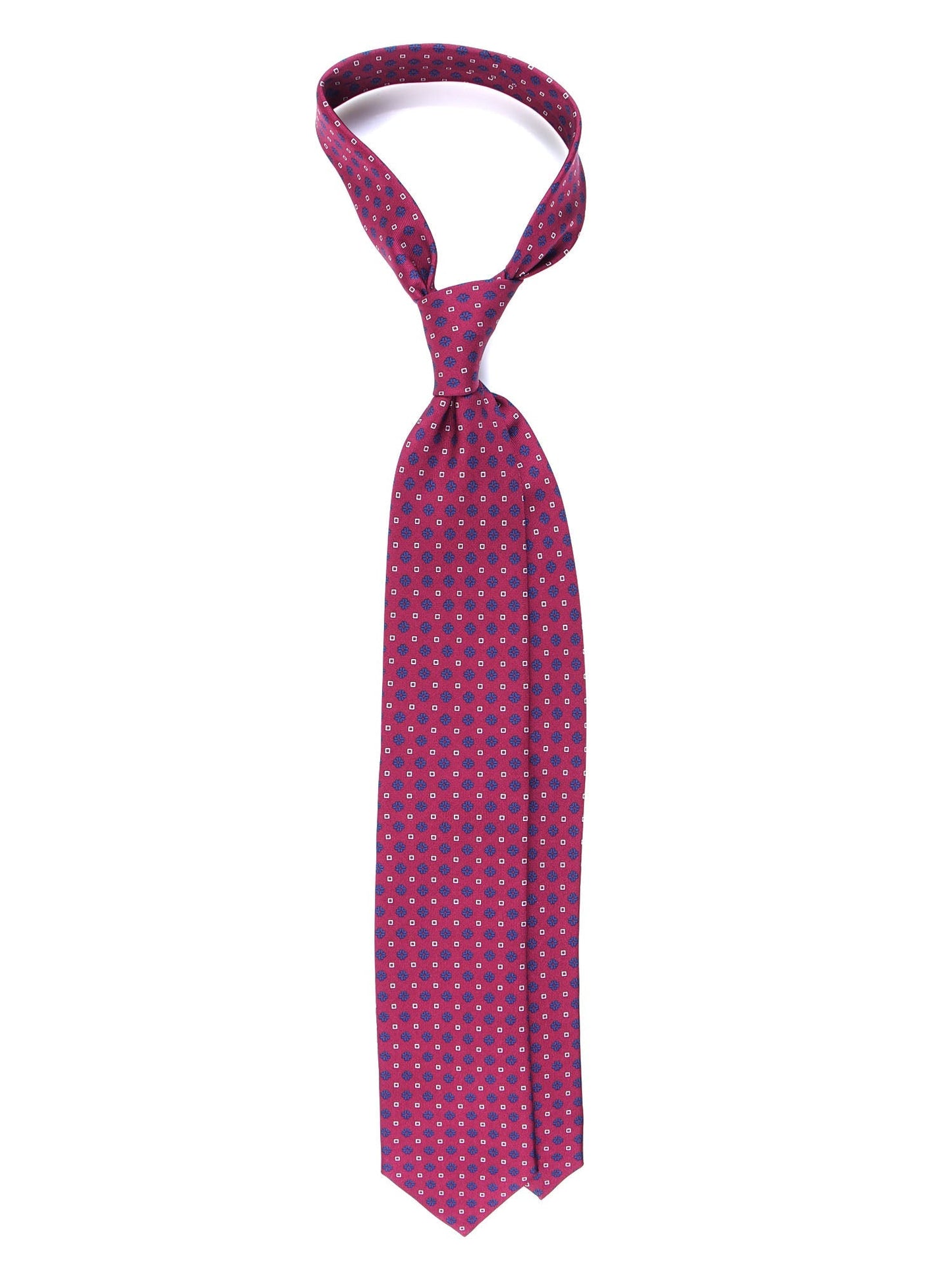 Luxury Silk Necktie in Burgundy