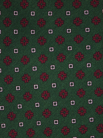 Luxury Silk Necktie in Green