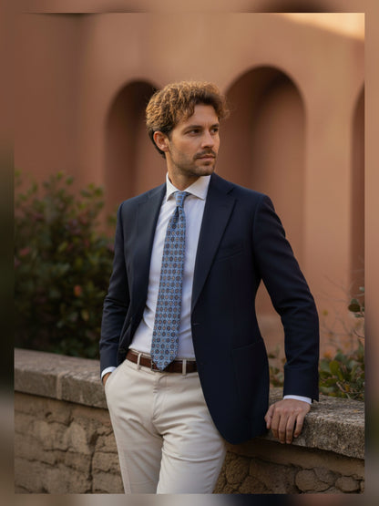 Luxury Silk Necktie in Teal