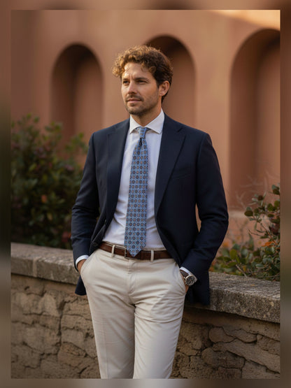 Luxury Silk Necktie in Teal