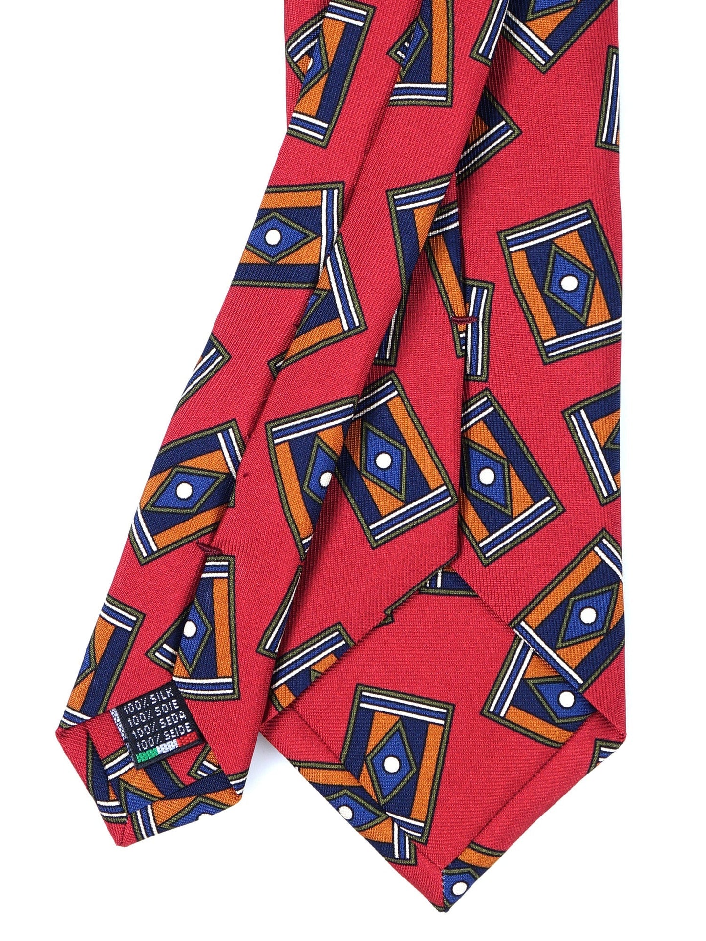 Luxury Silk Necktie in Red