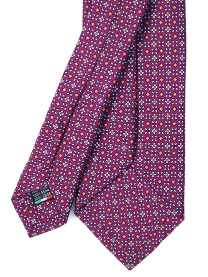 Luxury Silk Necktie in Burgundy
