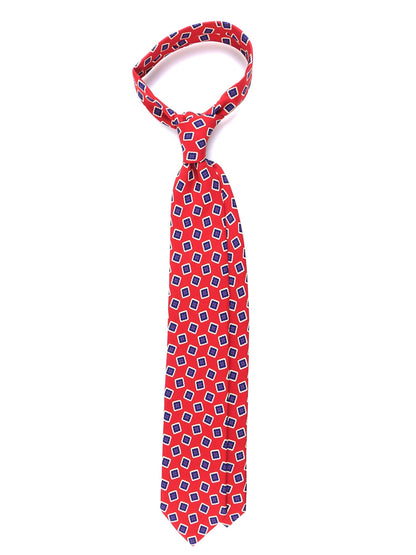 Luxury Silk Necktie in Orange
