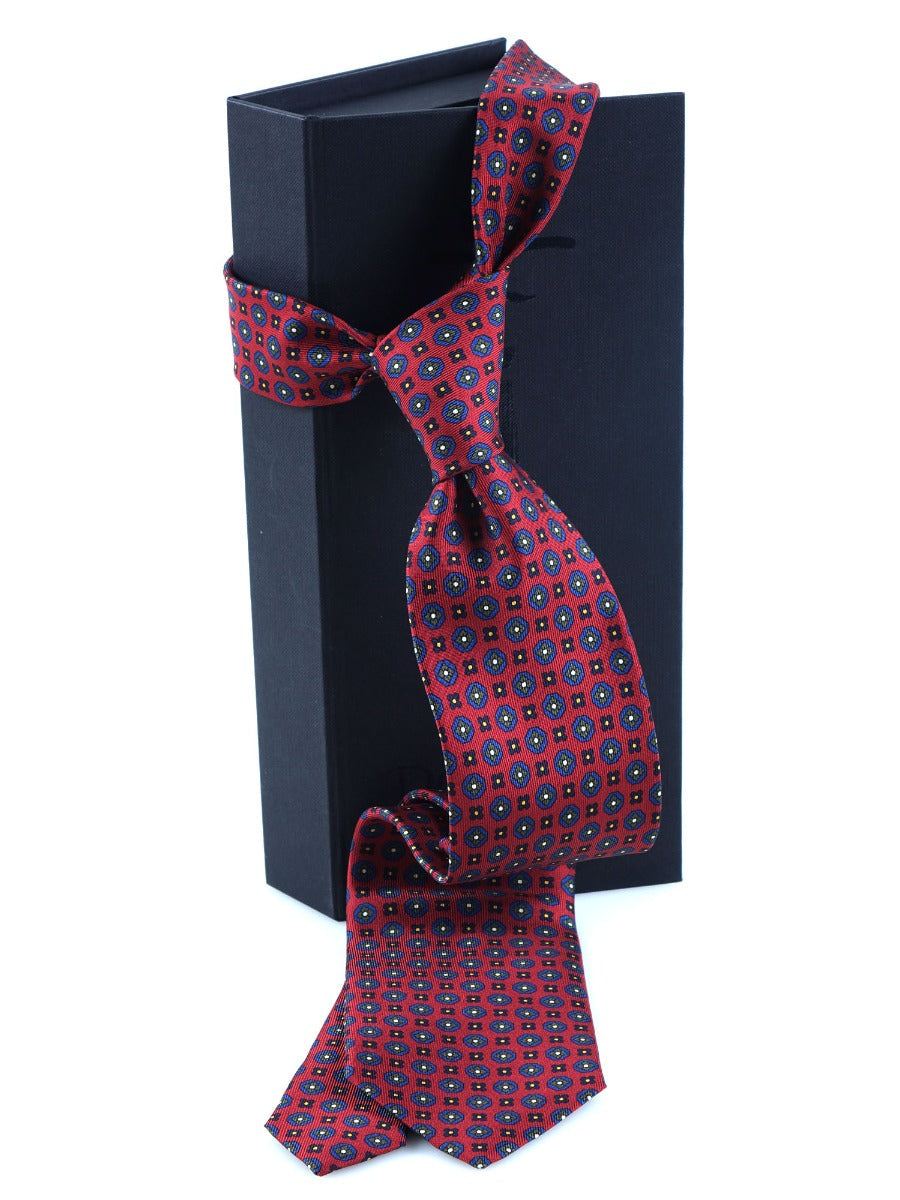 Luxury Silk Necktie in Red
