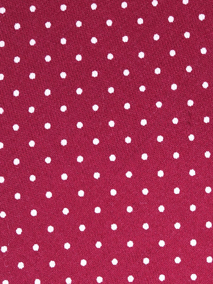 Luxury 7-Fold Tie – Bordeaux