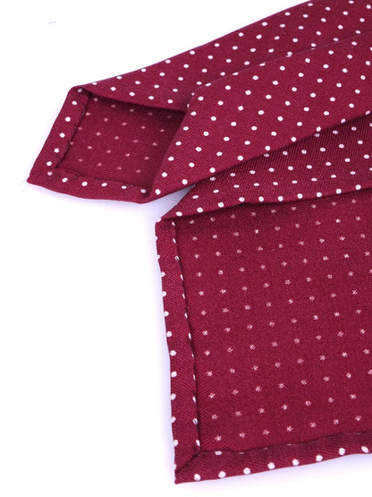Luxury 7-Fold Tie – Bordeaux